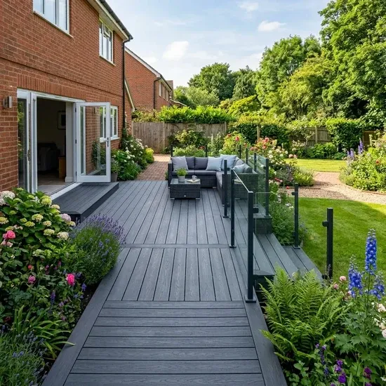 Premium Black WPC Decking