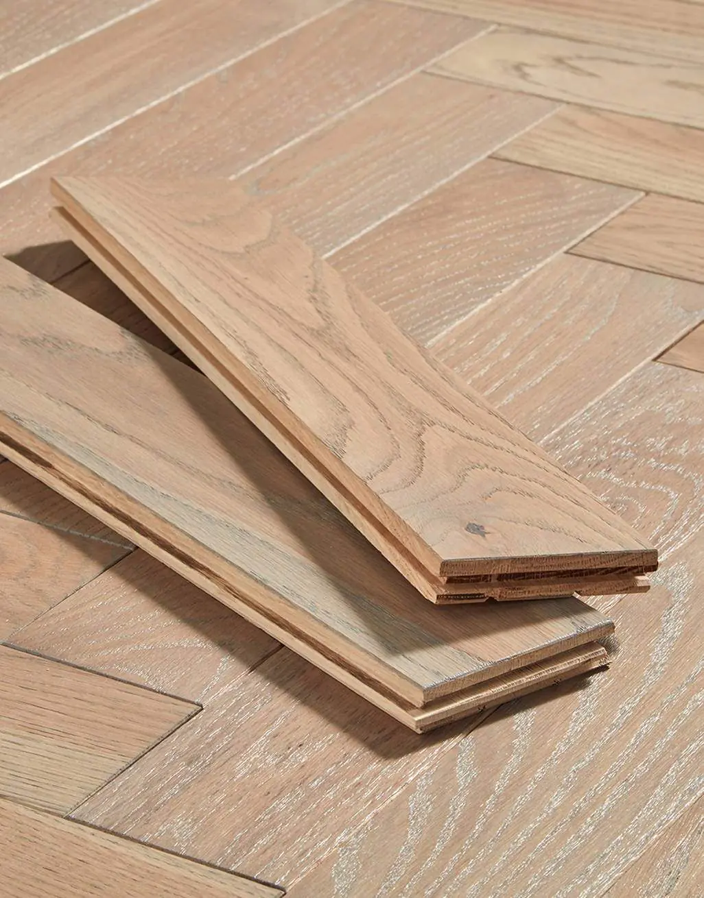 Silk Grey Oak Herringbone Flooring