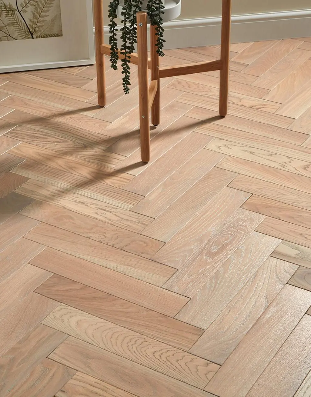 Silk Grey Oak Herringbone Flooring