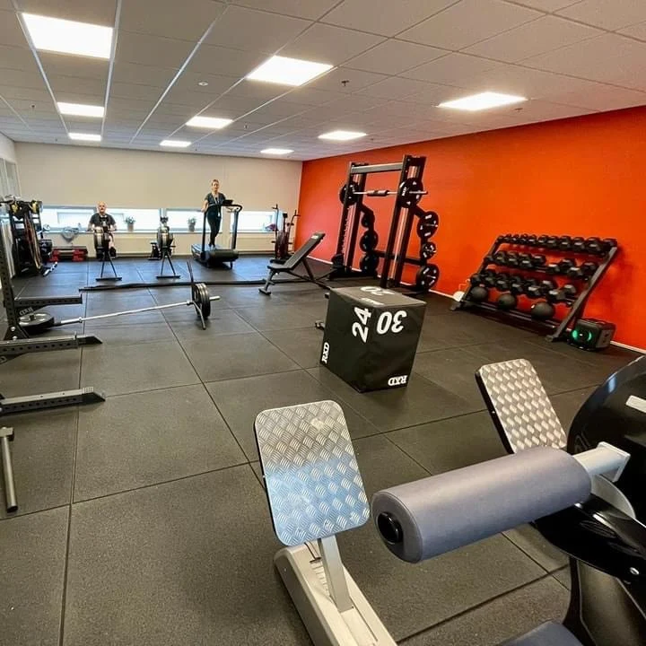 Solid Grey Gym Flooring