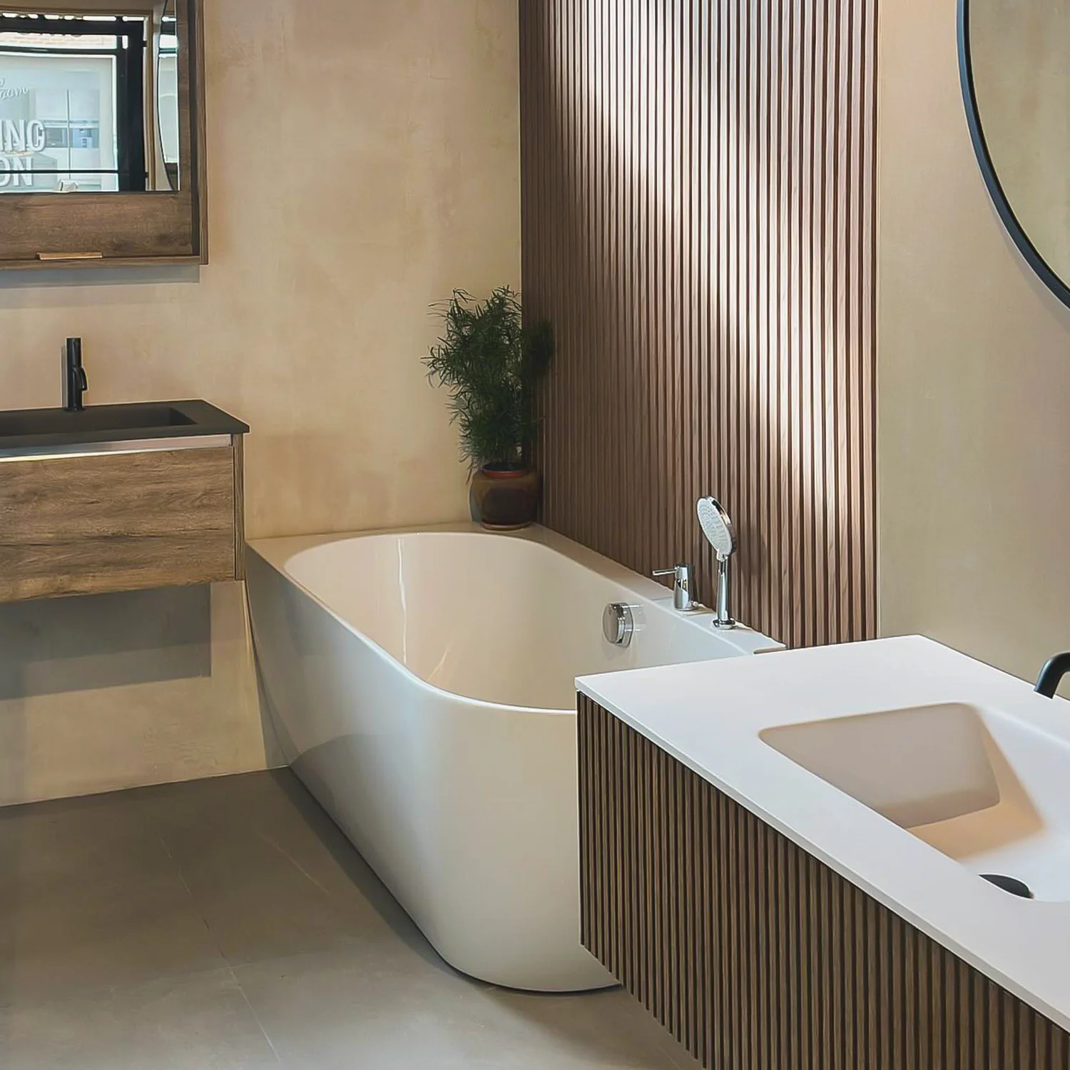 Waterproof Walnut 3D Wall Panels
