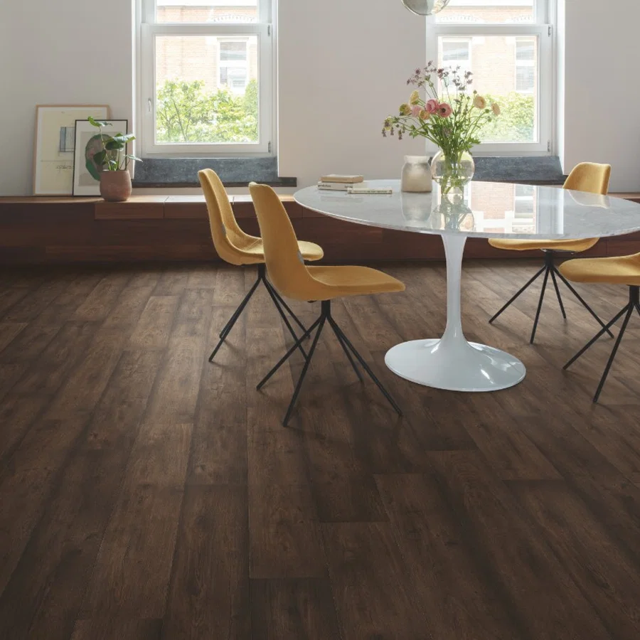 Waxed Oak Brown Flooring