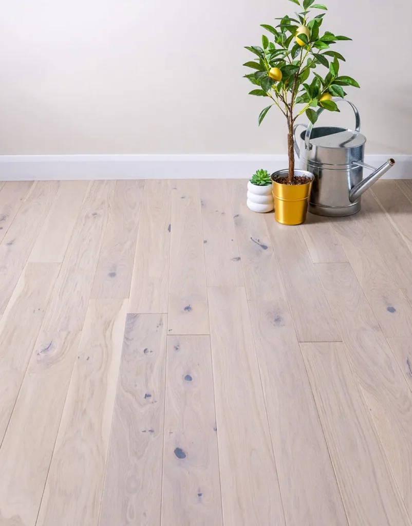 Whitewashed Oak Wooden Flooring