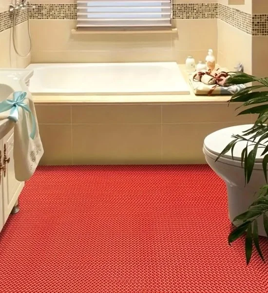 Anti-Slip Red Ablution Mat