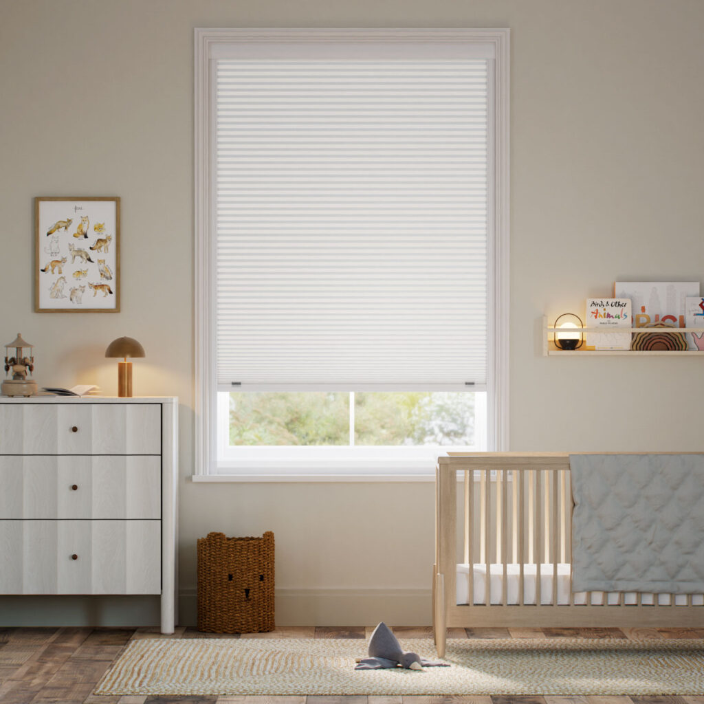 Arctic White Honeycomb Blinds