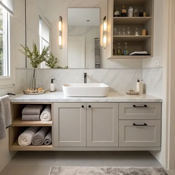 Bathroom Cabinet Renovation