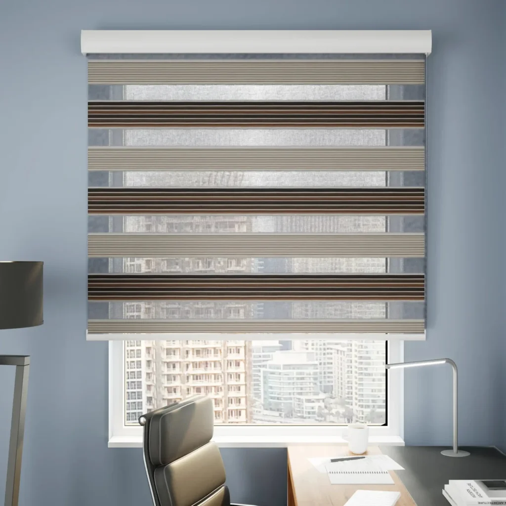 Beige Zebra Blinds