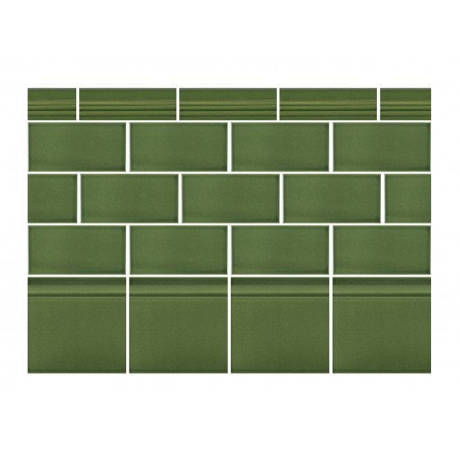 Green Apple Skirting Tiles