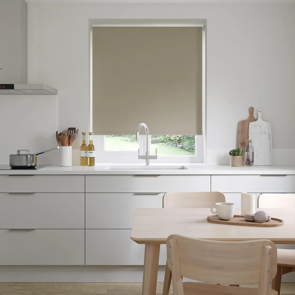 Brown Electric Kitchen Blinds