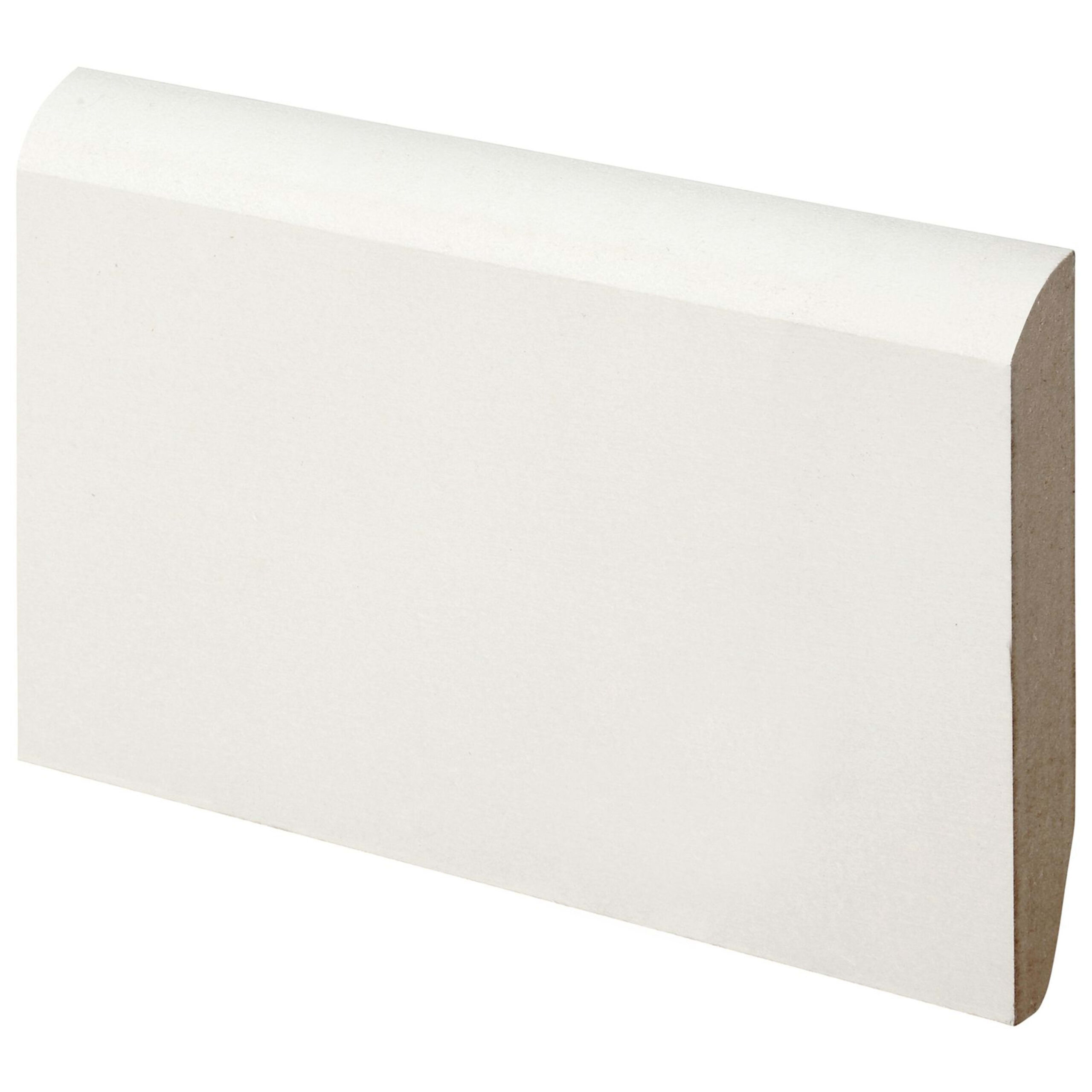 Chamfered White Skirting