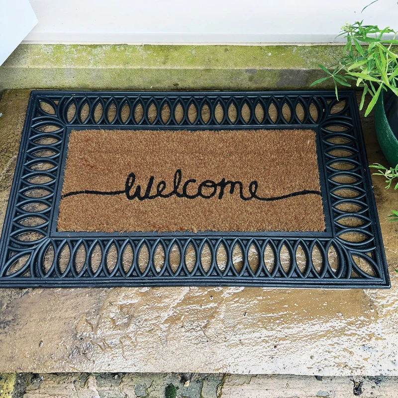 Coir Insert Welcome Doormat