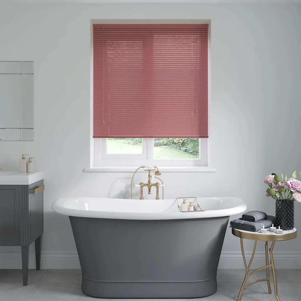 Coral Belle Bathroom Blinds