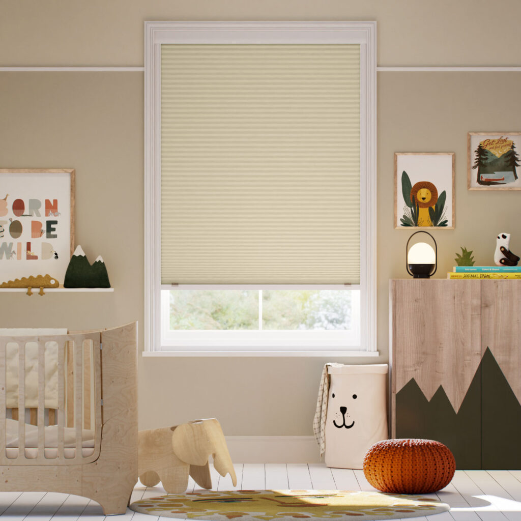 Cornsilk Honeycomb Blinds