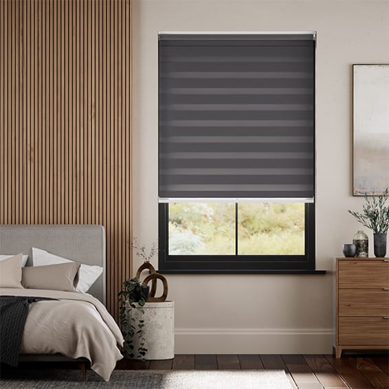 Dimout Gunmetal Grey Roller Blinds
