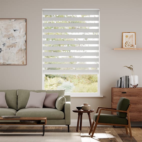 Dimout Pale Grey Roller Blinds
