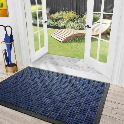 Dirt-Trapper Blue Ablution Mat