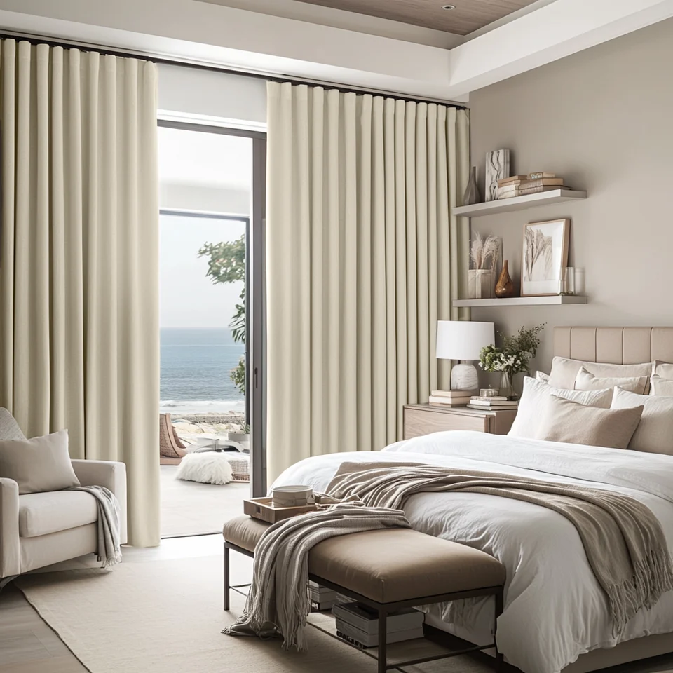 Ecru Thermal Hotel Curtains