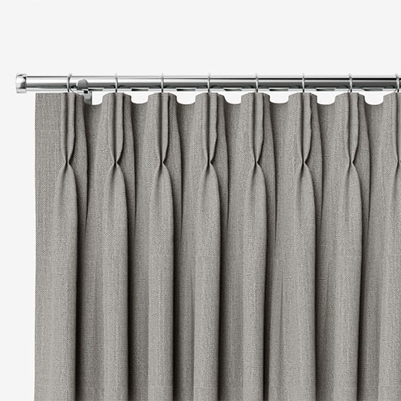 Elephant Grey Pinch Pleat Curtains