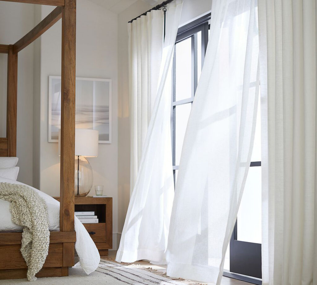 Emery Linen Sheer Curtain