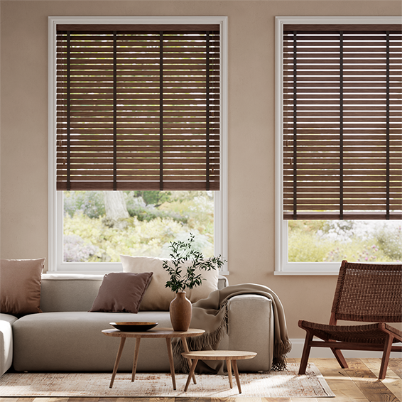 Espresso Bamboo Wooden Blind