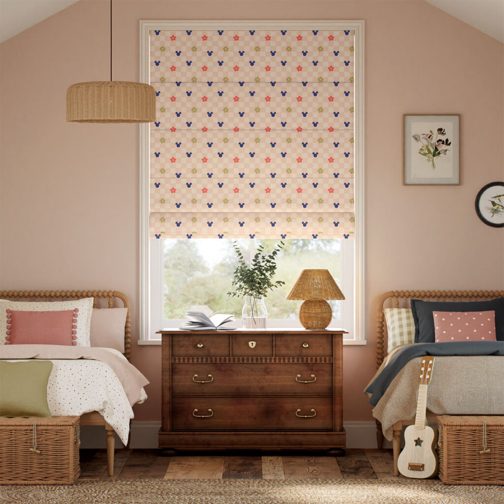 Flowers Blush Kids Room Blinds