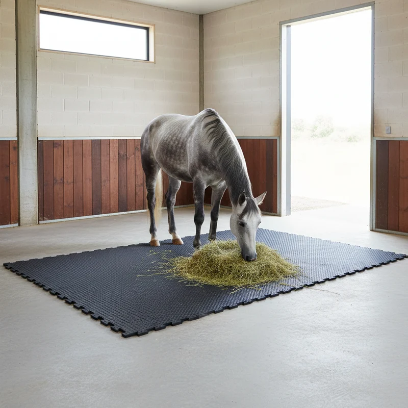 Heavy Duty Interlocking Rubber Horse Mats