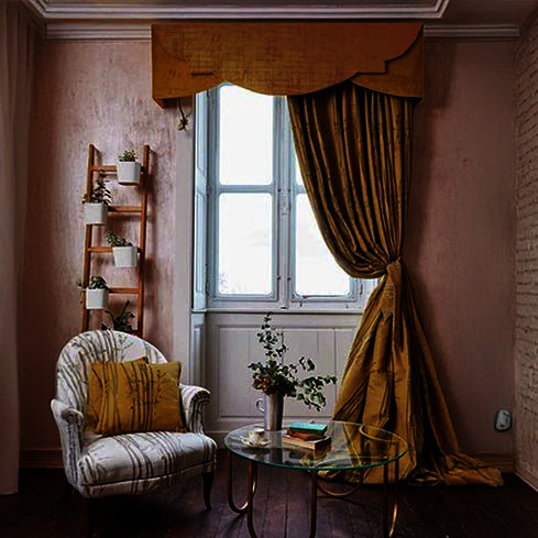 Homemade Pelmets Curtain