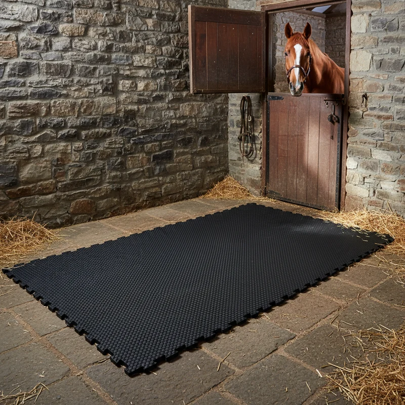 Interlocking Rubber Stable Horse Mats