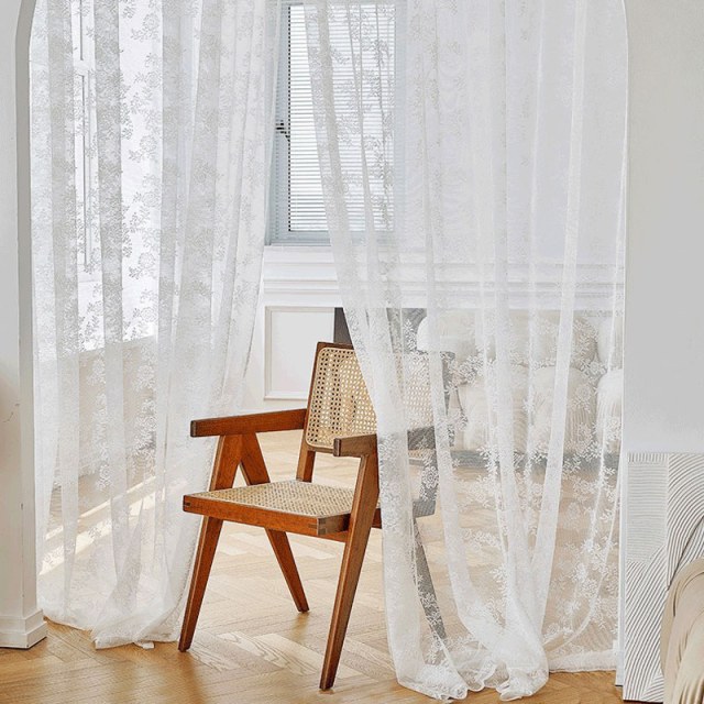 Ivory White Net Curtains