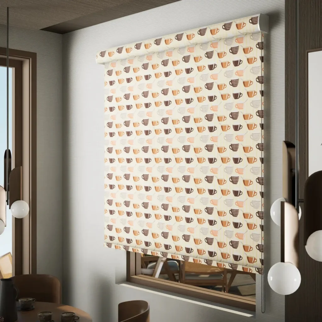 Light Brown Kids Room Blinds
