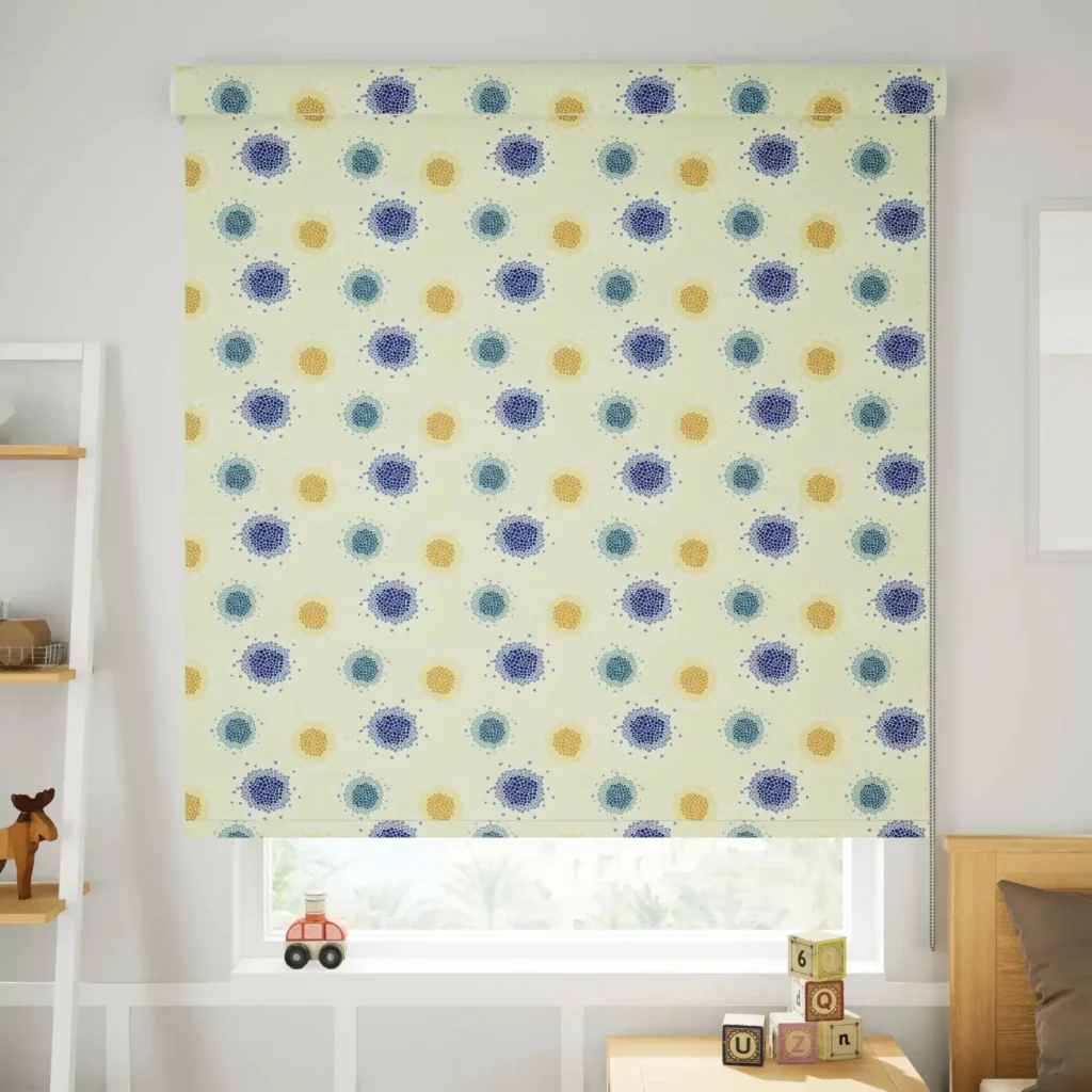 Light Green Kids Room Blinds