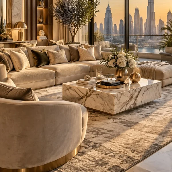 Living Room Makeover in Dubai 1