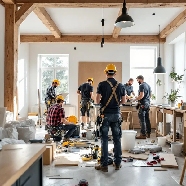Living Room Renovation work