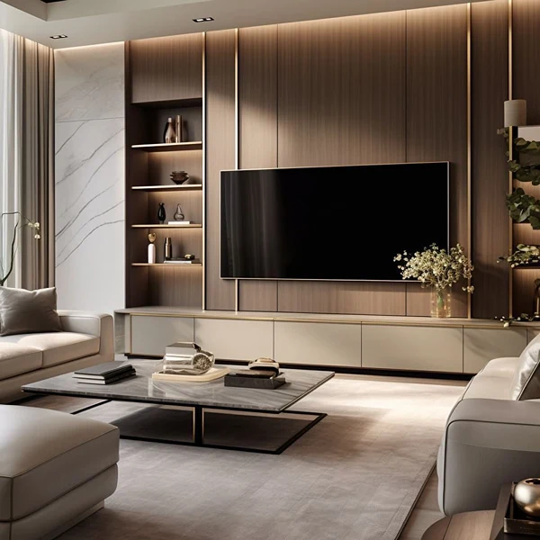 Living Room TV Wall Renovation