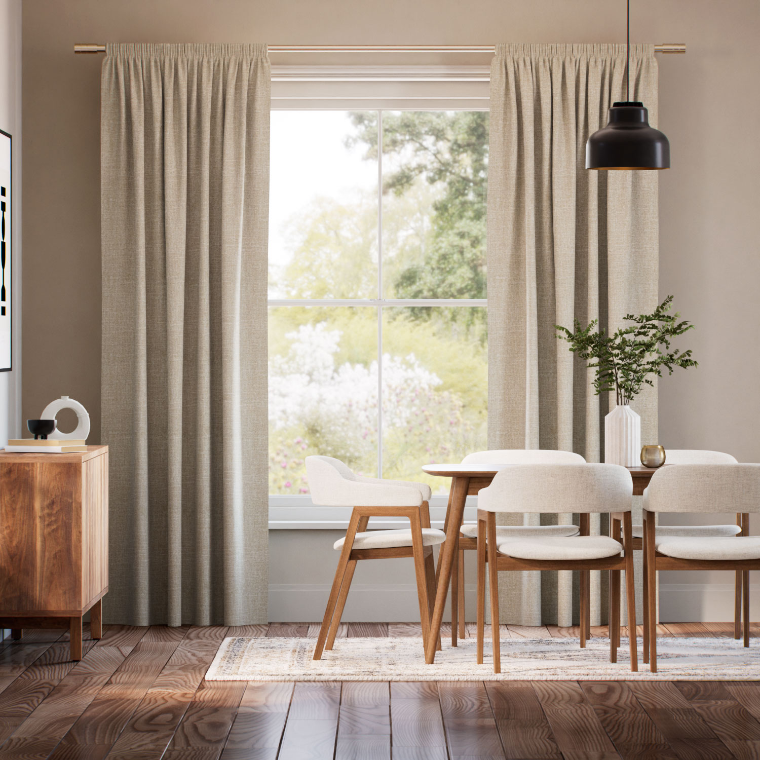 Lydia Almond Curtains