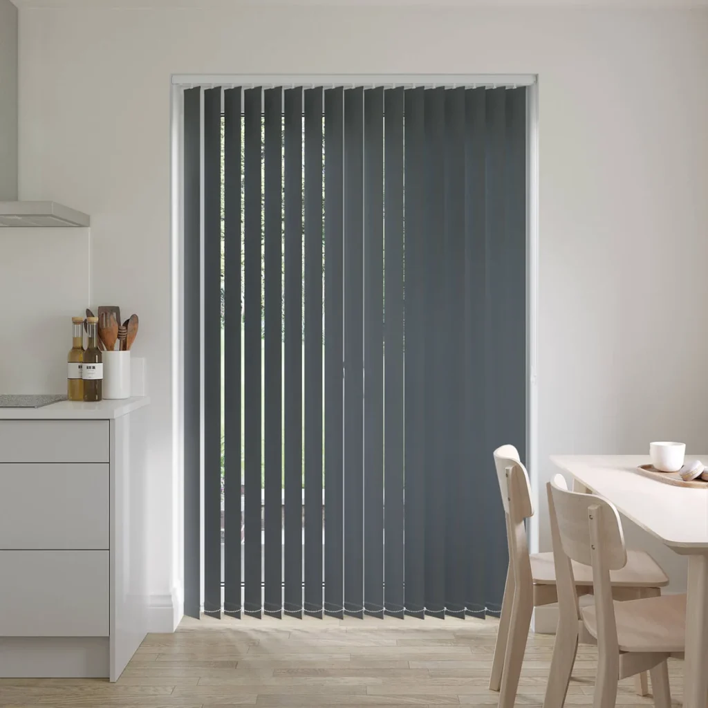 Mono Charcoal Kitchen Blinds