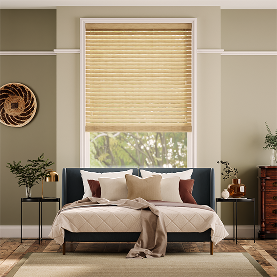 Natural Bamboo Jute Wooden Blind