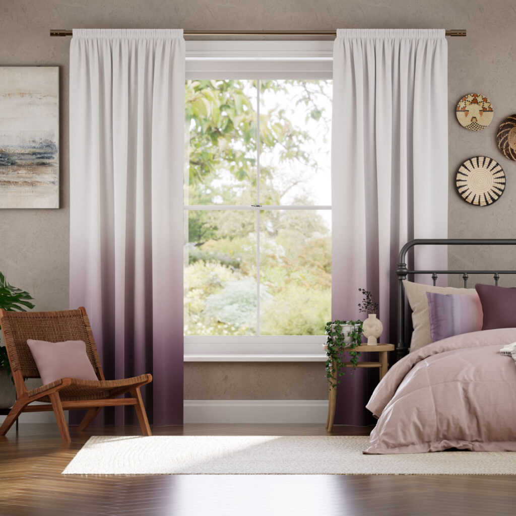 Ombre Heather Curtains