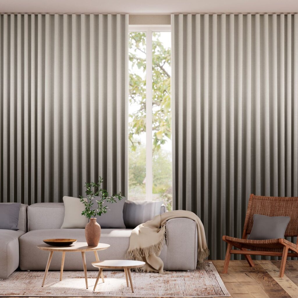 Ombre Storm Wave Curtains