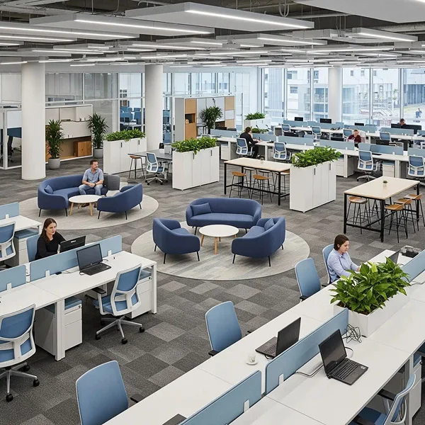 Open Plan Office Remodeling