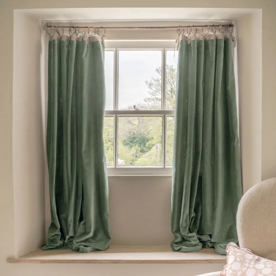 Pale Sage Villa Curtains