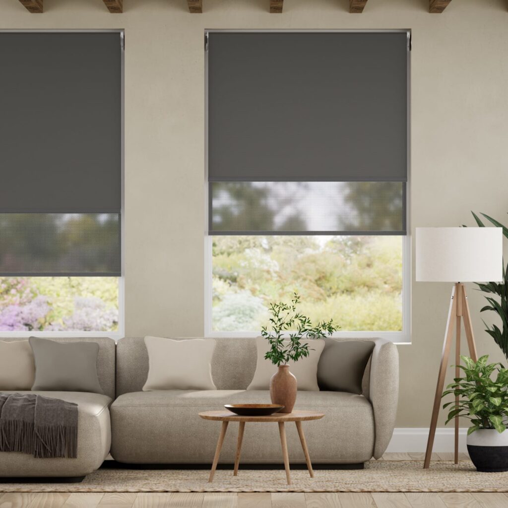 Paloma Double Sunscreen Blinds