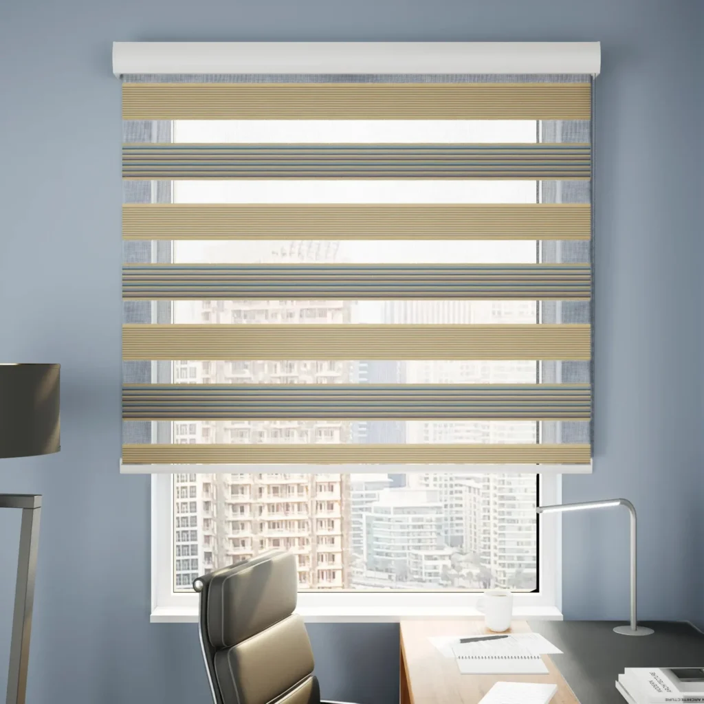 Peach Sunscreen Blinds