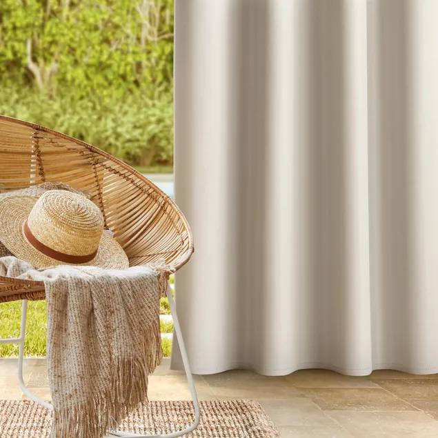 Polar White Outdoor Curtains