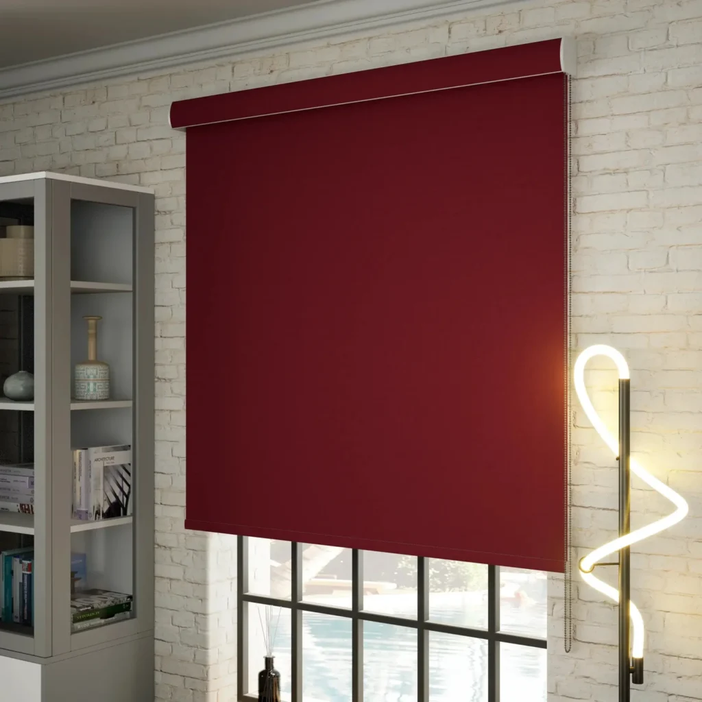Red Blackout Blinds