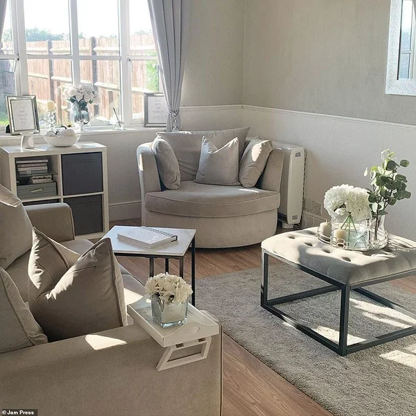 Rental Property Living Room Makeover