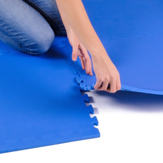 Royal Blue Interlock Mats