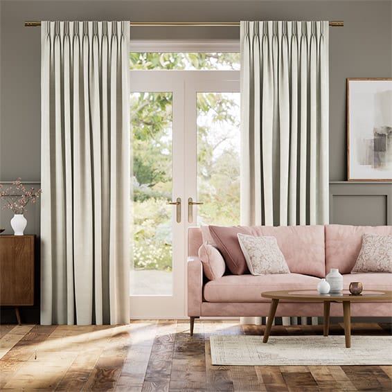 Silk Oyster Curtains
