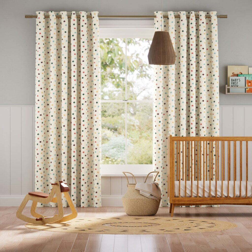 Skies Multi Brights Curtains