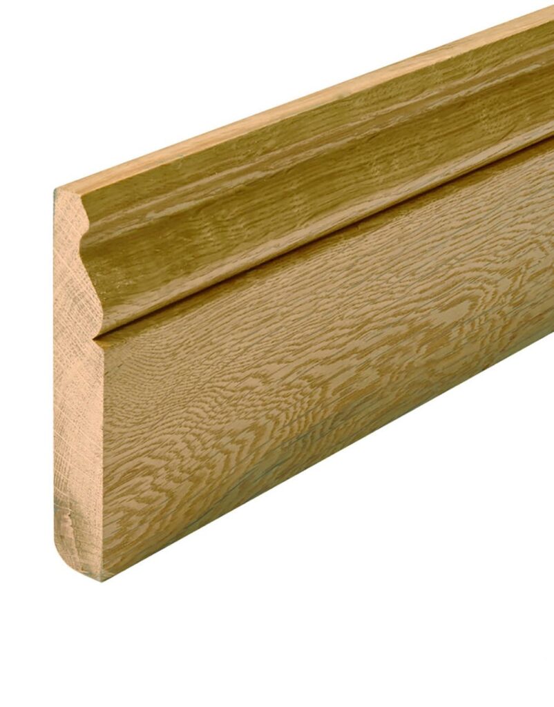 Smoked Oak Wood Skirting
